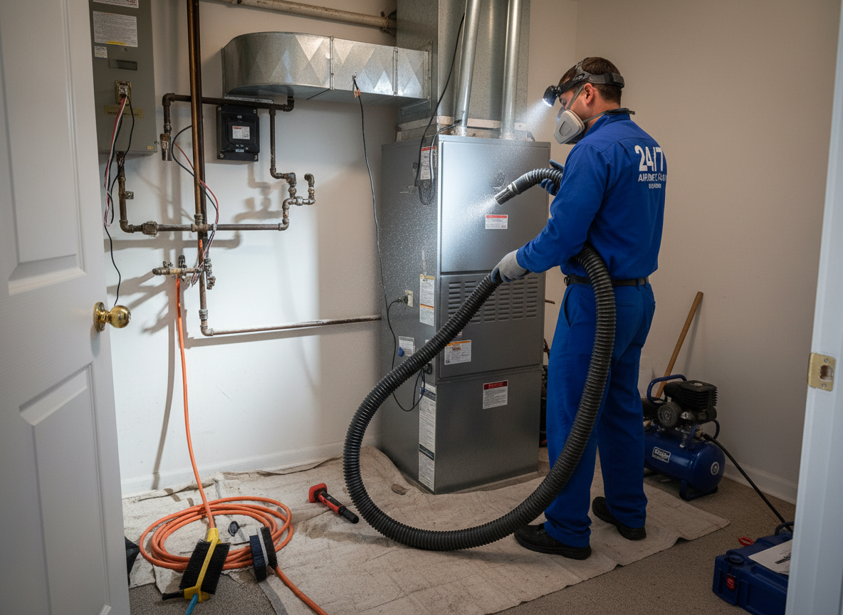 24/7 Air Duct Cleaning in Mint Hill