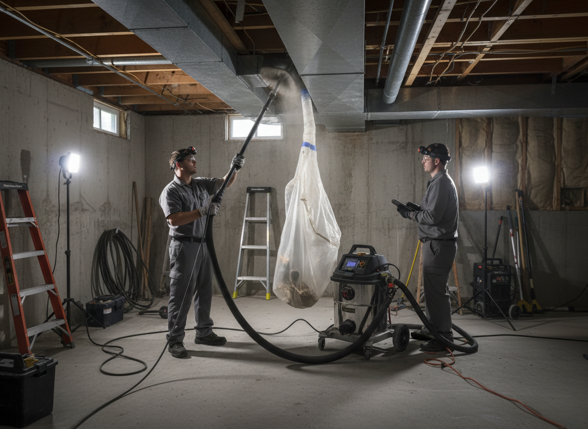basement air duct cleaning in Mint Hill