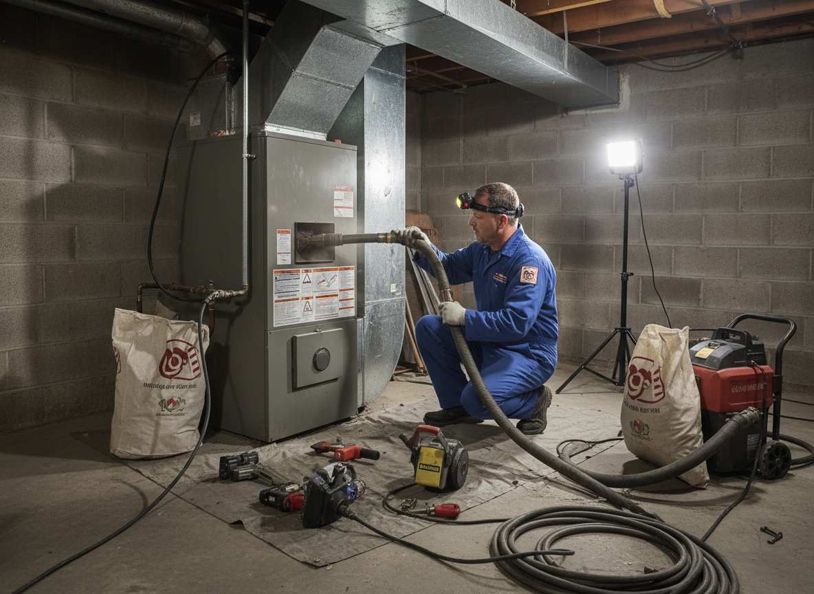 furnace and duct cleaning in Mint Hill