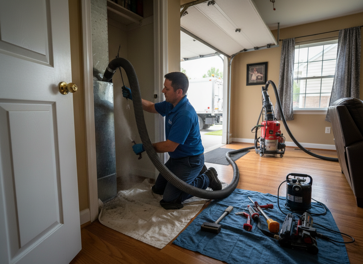 whole house air duct cleaning in Mint Hill
